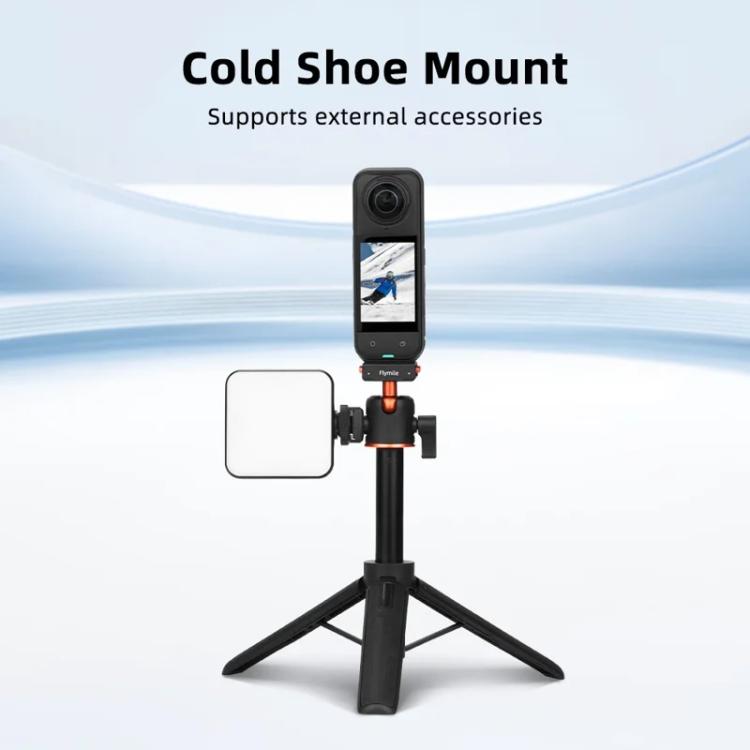 Flymile 20-54cm Magnetic Quick-Release Tripod for Insta360 Ace Pro 2/X5/X4/X3/X2/Ace Pro/Ace(Black) - Self Monopod Grip by Flymile | Online Shopping UK | buy2fix