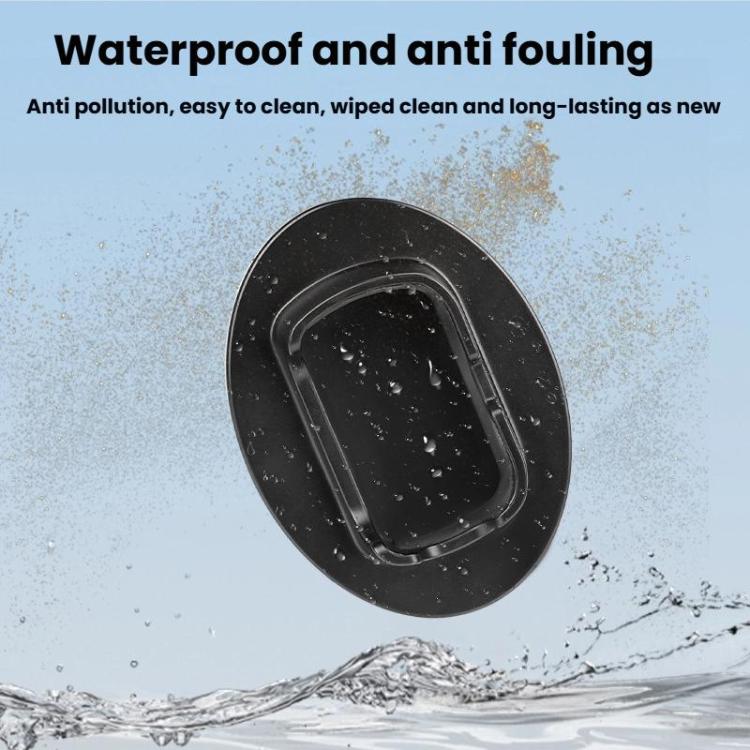 For Insta360 X5  Flymile Anti-Slip Base Plastic Desktop Stand Stable Camera Holder(Black) - Mount & Holder by Flymile | Online Shopping UK | buy2fix