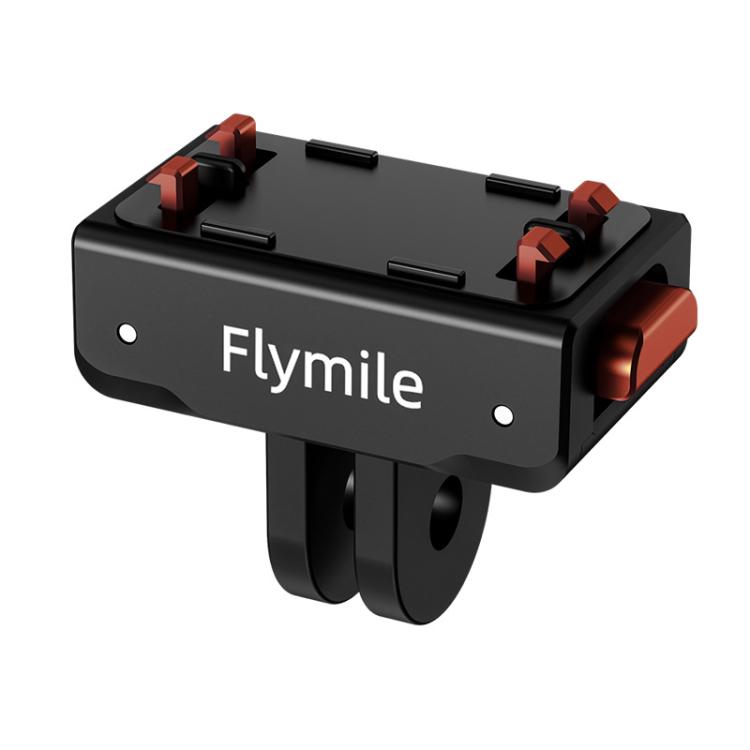 Flymile Plastic Magnetic Quick-Release Base For Insta360 Ace Pro 2/X5/X4/X3/X2/Ace Pro/Ace(Black) - Mount & Holder by Flymile | Online Shopping UK | buy2fix