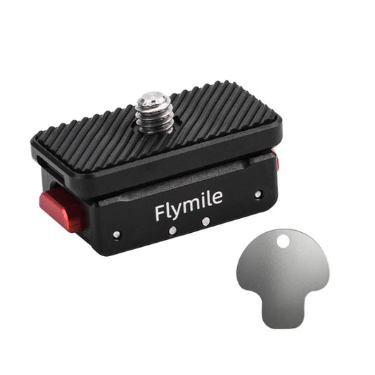 Flymile Magnetic Quick-Release Base 1/4 Inch Thread Foldable Extension Kit for Insta360 Ace Pro 2/Ace Pro/Ace/X5/X4/X3/X2(Black) - Mount & Holder by Flymile | Online Shopping UK | buy2fix