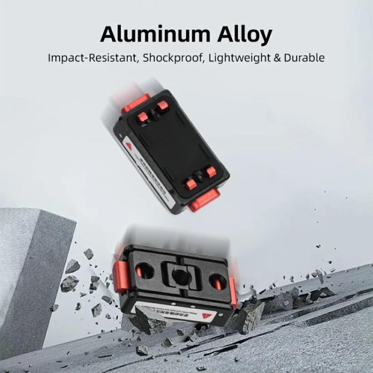 Flymile Magnetic Quick-Release Base 1/4 Inch Thread Foldable Extension Kit for Insta360 Ace Pro 2/Ace Pro/Ace/X5/X4/X3/X2(Black) - Mount & Holder by Flymile | Online Shopping UK | buy2fix