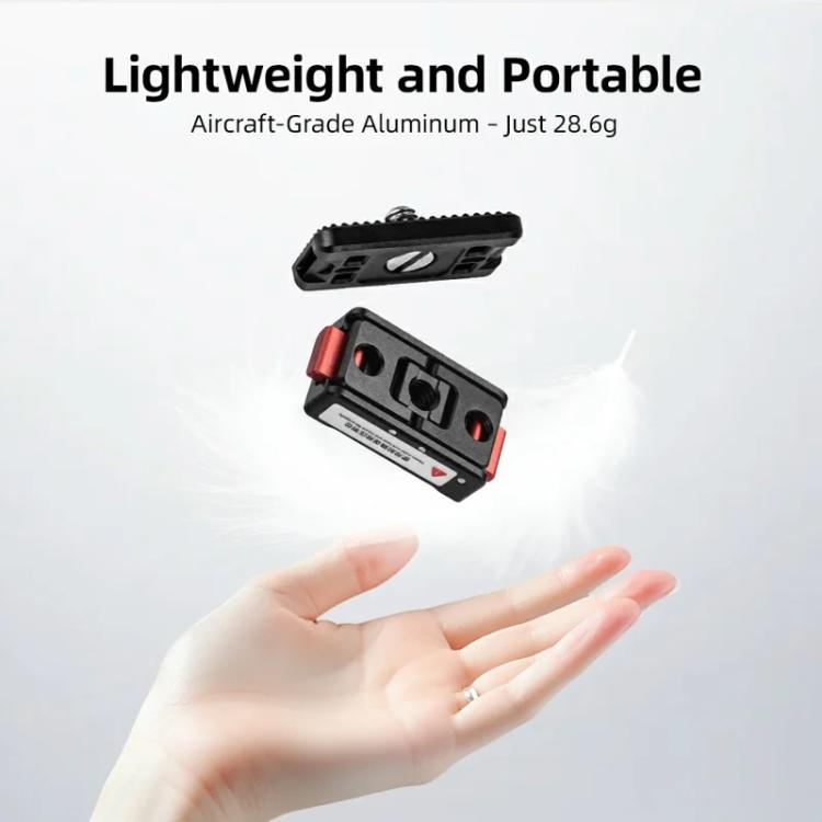 Flymile Magnetic Quick-Release Base 1/4 Inch Thread Foldable Extension Kit for Insta360 Ace Pro 2/Ace Pro/Ace/X5/X4/X3/X2(Black) - Mount & Holder by Flymile | Online Shopping UK | buy2fix