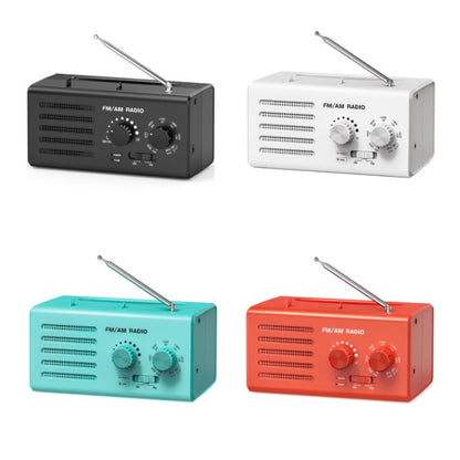 Dual-band FM/AM External Power Socket Radio Player, Specifications: For EU(Red) - Radio Player by buy2fix | Online Shopping UK | buy2fix
