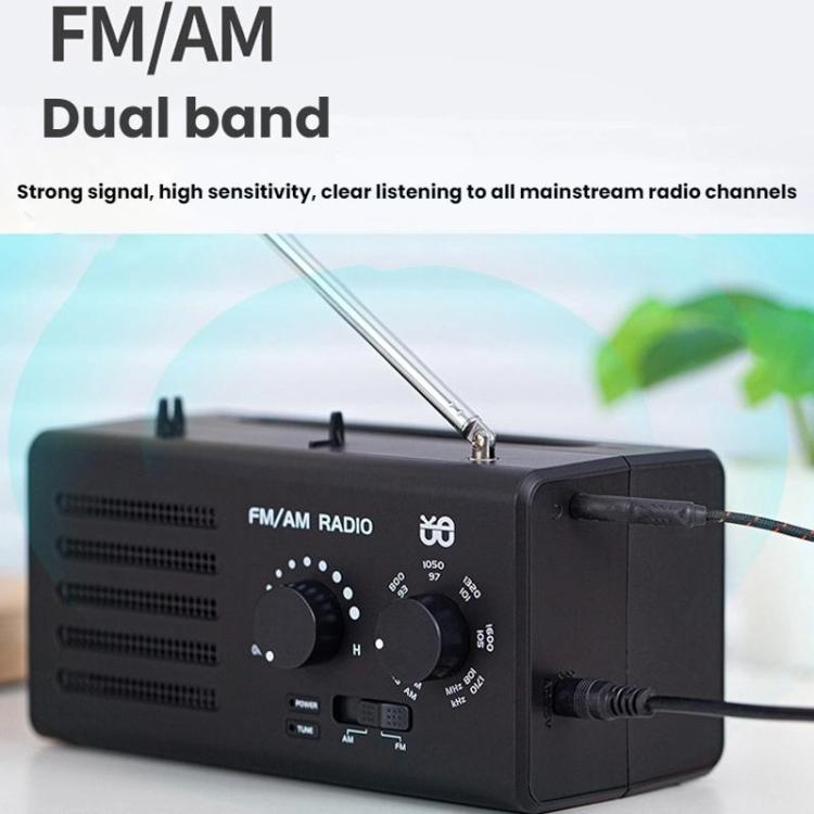 Dual-band FM/AM External Power Socket Radio Player, Specifications: For EU(Red) - Radio Player by buy2fix | Online Shopping UK | buy2fix