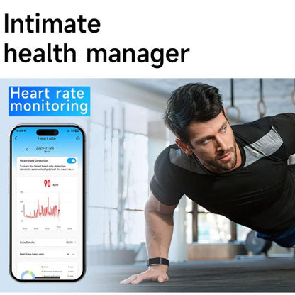 Dual PD Real-Time Heart Rate Blood Oxygen Real-Time Sleep Exercise Health Bracelet(White) - Smart Wristbands by buy2fix | Online Shopping UK | buy2fix