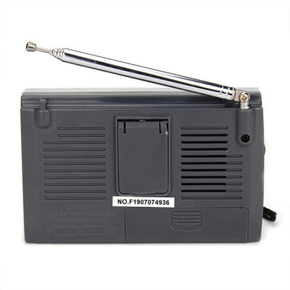 Kchibo 10-Band AM/FM/SW Portable Radio with High-Fidelity Speaker Compact Mini Multi-Band Receiver(Silver) - Radio Player by Kchibo | Online Shopping UK | buy2fix