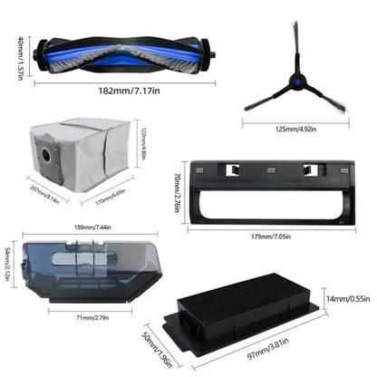 3pcs Fliter For Ecovacs Deebot T50 PRO / T50 PRO OMNI / T50 MAX PRO OMNI / T50 OMNI Replacement Parts - For ECOVACS Accessories by buy2fix | Online Shopping UK | buy2fix