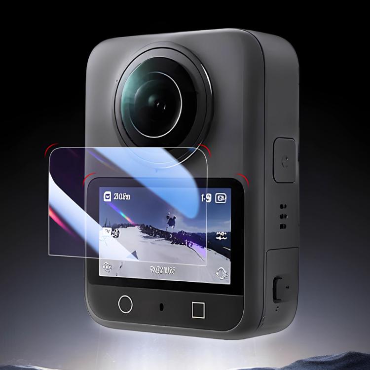 For DJI Osmo 360 Action Camera 2pcs /Pack Tempered Glass Screen Protector HD Anti-Scratch Lens Film(CN-218) - Protective Film & Stickers by buy2fix | Online Shopping UK | buy2fix