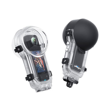 For Insta360 X5 AMagisn 60m/196ft Diving Case Quick-Release Full Invisible Waterproof Underwater Housing - Case & Bags by aMagisn | Online Shopping UK | buy2fix