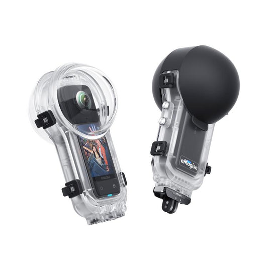 For Insta360 X5 AMagisn 60m/196ft Diving Case Quick-Release Full Invisible Waterproof Underwater Housing - Case & Bags by aMagisn | Online Shopping UK | buy2fix