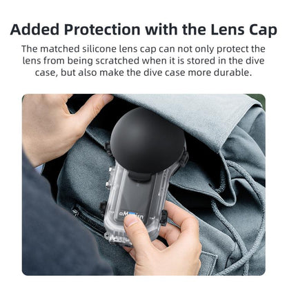 For Insta360 X5 AMagisn 60m/196ft Diving Case Quick-Release Full Invisible Waterproof Underwater Housing - Case & Bags by aMagisn | Online Shopping UK | buy2fix