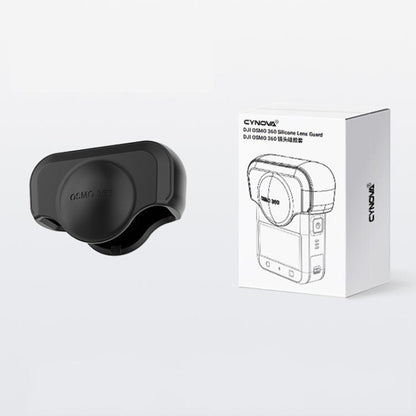 For DJI Osmo 360 Action Camera CYNOVA Silicone Lens Cap Shockproof Anti-Scratch Protective Case(Black) - Other by CYNOVA | Online Shopping UK | buy2fix