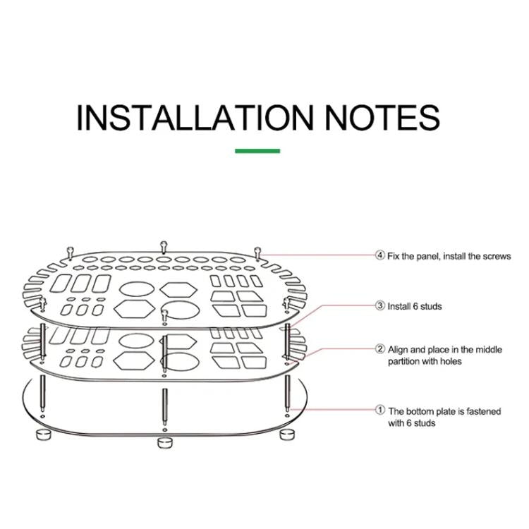 RELIFE RL-001D Multifunctional Repair Storage Box Desktop Screwdriver Display Rack Repair Tool Pen Hole Storage Rack - Tool Boxes & Bags by RELIFE | Online Shopping UK | buy2fix