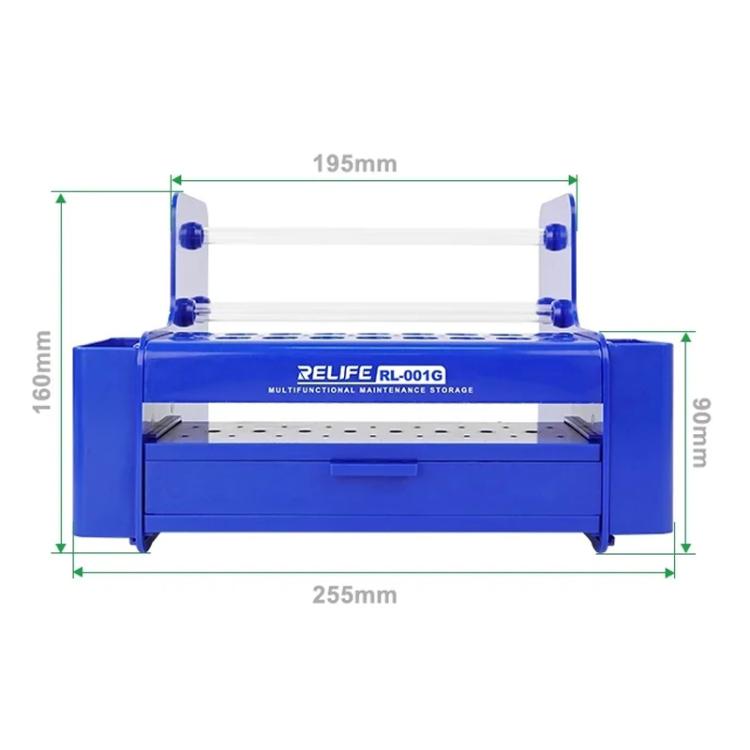 RELIFE RL-001G Desktop Screwdriver Display Rack Repair Tool Storage Rack - Tool Boxes & Bags by RELIFE | Online Shopping UK | buy2fix