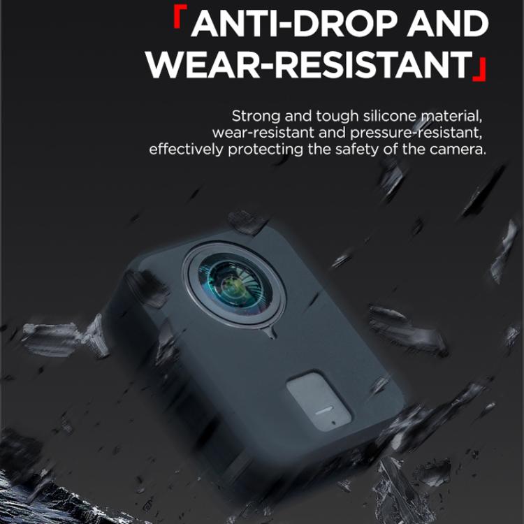 For DJI Osmo 360 CYNOVA Silicone Case Anti-Scratch Shockproof Full Body Protective Cover(Gray) - Case & Bags by CYNOVA | Online Shopping UK | buy2fix