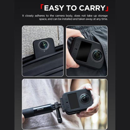 For DJI Osmo 360 CYNOVA Silicone Case Anti-Scratch Shockproof Full Body Protective Cover(Black) - Case & Bags by CYNOVA | Online Shopping UK | buy2fix