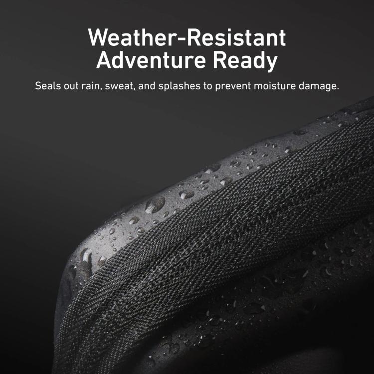 TELESIN Open Bottom PU Carrying Case for DJI Osmo 360 Camera Protective Pouch with Carabiner Clip - Case & Bags by TELESIN | Online Shopping UK | buy2fix