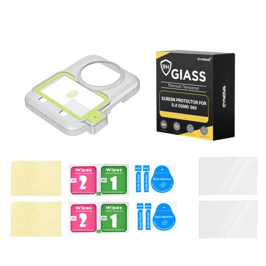 For DJI Osmo 360 CYNOVA Tempered Glass Screen Protector Kit Auto-Align Installation Frame - Protective Film & Stickers by CYNOVA | Online Shopping UK | buy2fix
