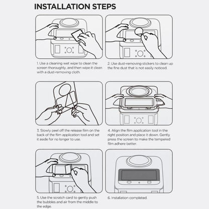 For DJI Osmo 360 CYNOVA Tempered Glass Screen Protector Kit Auto-Align Installation Frame - Protective Film & Stickers by CYNOVA | Online Shopping UK | buy2fix