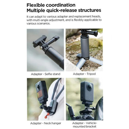 For DJI Osmo 360 CYNOVA Magnetic Quick-Release Base Adapter Camera Accessories(Black) - Mount & Holder by CYNOVA | Online Shopping UK | buy2fix