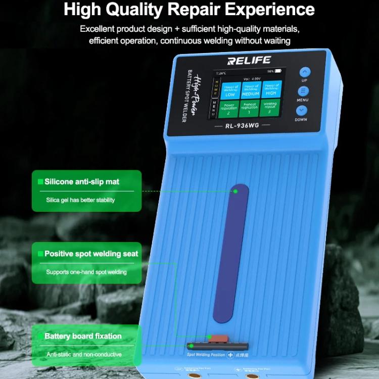 RELIFE RL-936WG High Power Battery Spot Welder Mobile Phone Repair Battery Spot Welder - Electric Soldering Iron by RELIFE | Online Shopping UK | buy2fix