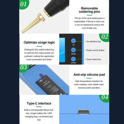 RELIFE RL-936WG High Power Battery Spot Welder Mobile Phone Repair Battery Spot Welder - Electric Soldering Iron by RELIFE | Online Shopping UK | buy2fix