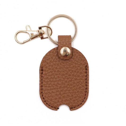 Universal Keychain Leather Key Cover Keychain Replaceable Keys(Brown) - Key Rings by buy2fix | Online Shopping UK | buy2fix