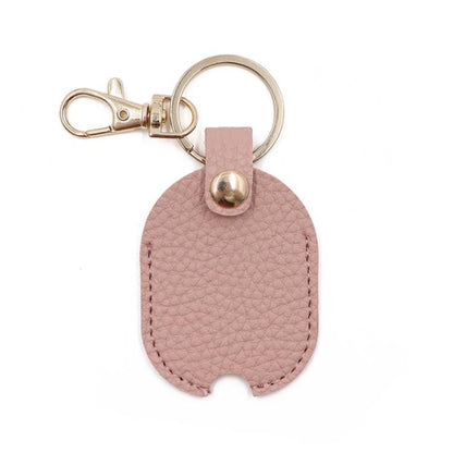 Universal Keychain Leather Key Cover Keychain Replaceable Keys(Pink) - Key Rings by buy2fix | Online Shopping UK | buy2fix
