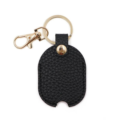 Universal Keychain Leather Key Cover Keychain Replaceable Keys(Black) - Key Rings by buy2fix | Online Shopping UK | buy2fix
