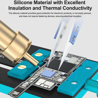 RELIFE RL-098 100pcs /Box Soft Compressible Insulating Thermal Silicone Sheet For Various Electronic Devices Components - Others by RELIFE | Online Shopping UK | buy2fix