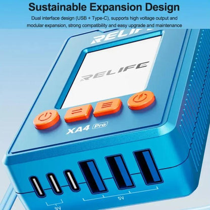 RELIFE XA4 Pro For Apple 8-16 Series One-click Power Cord Dual-port Design Supports Firmware Upgrade / Update - Test Tools by RELIFE | Online Shopping UK | buy2fix