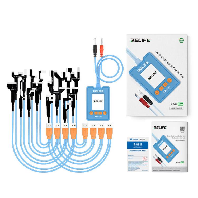 RELIFE XA4 Pro For Apple 8-16 Series One-click Power Cord Dual-port Design Supports Firmware Upgrade / Update - Test Tools by RELIFE | Online Shopping UK | buy2fix