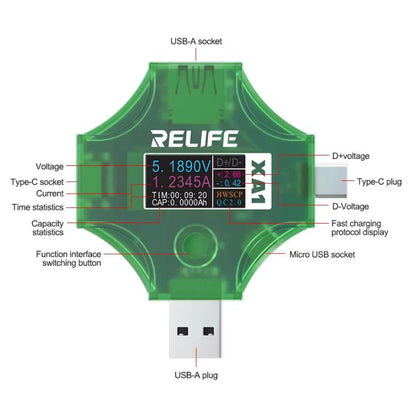 RELIFE XA1 Current Voltage Multifunctional Tester Mobile Phone Repair Current Voltage Testing Tool - Test Tools by RELIFE | Online Shopping UK | buy2fix