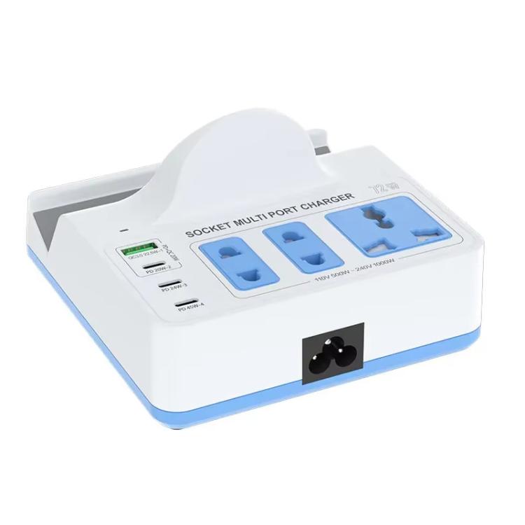 RELIFE RL-309H 72W Smart Wireless Faet Charging Socket EU Plug - Extension Socket by RELIFE | Online Shopping UK | buy2fix