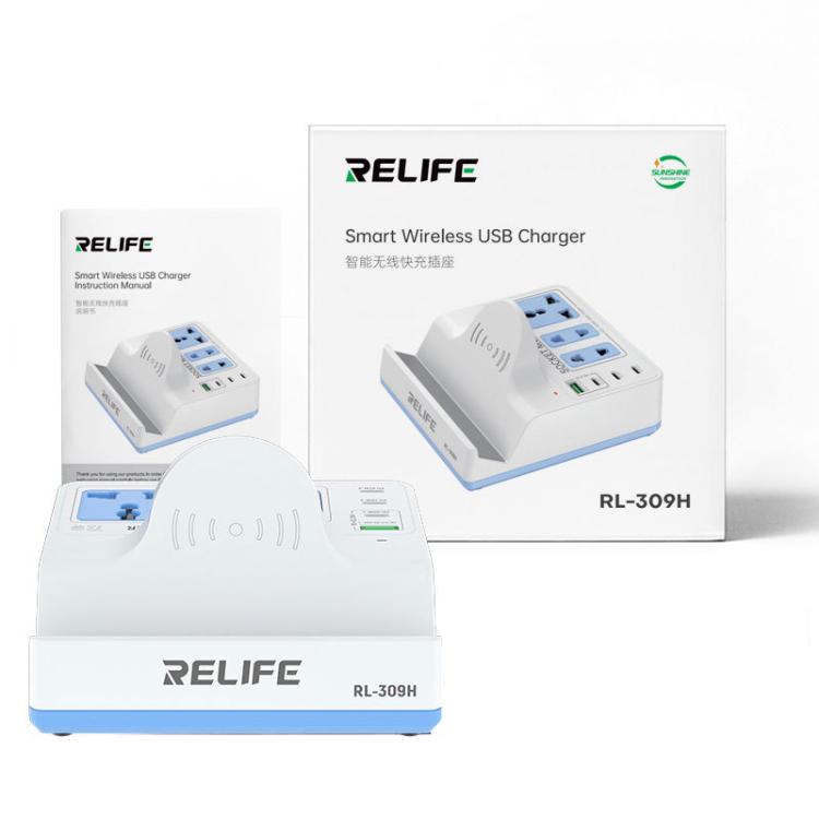 RELIFE RL-309H 72W Smart Wireless Faet Charging Socket US Plug - Extension Socket by RELIFE | Online Shopping UK | buy2fix