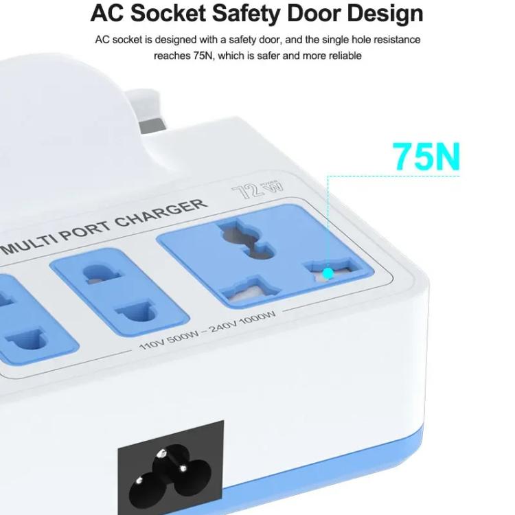 RELIFE RL-309H 72W Smart Wireless Faet Charging Socket EU Plug - Extension Socket by RELIFE | Online Shopping UK | buy2fix
