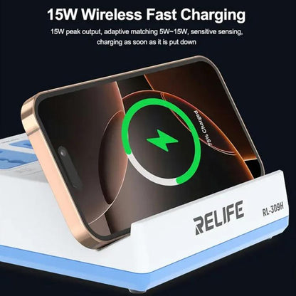 RELIFE RL-309H 72W Smart Wireless Faet Charging Socket US Plug - Extension Socket by RELIFE | Online Shopping UK | buy2fix