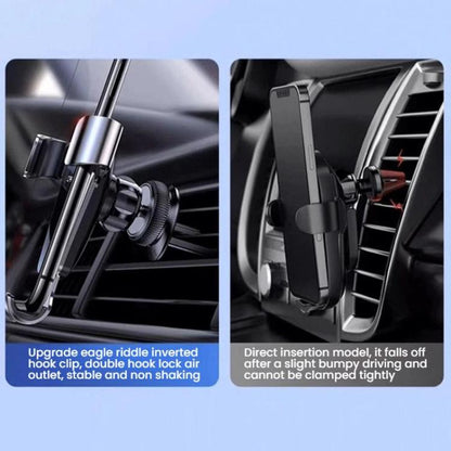 6-15 Inch Double Pull Car Tablet Mobile Phone Holder, Specification: Lock Hook Silicone - Universal Car Holders by buy2fix | Online Shopping UK | buy2fix