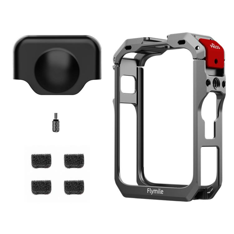 For DJI Osmo 360 Flymile Dual Cold Shoe Metal Quick-Release Cage With Lens C(FLY042_2) - Protection Frame by Flymile | Online Shopping UK | buy2fix
