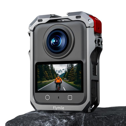 For DJI Osmo 360 Flymile Dual Cold Shoe Metal Quick-Release Cage With Lens C(FLY042_1) - Protection Frame by Flymile | Online Shopping UK | buy2fix