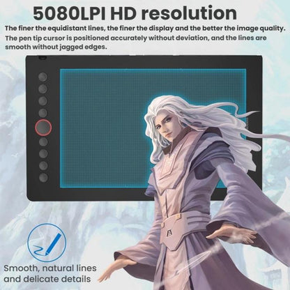 10Moons I6 Digital Drawing Tablet Compatible With Mobile Phones Computers(Black) -  by 10Moons | Online Shopping UK | buy2fix