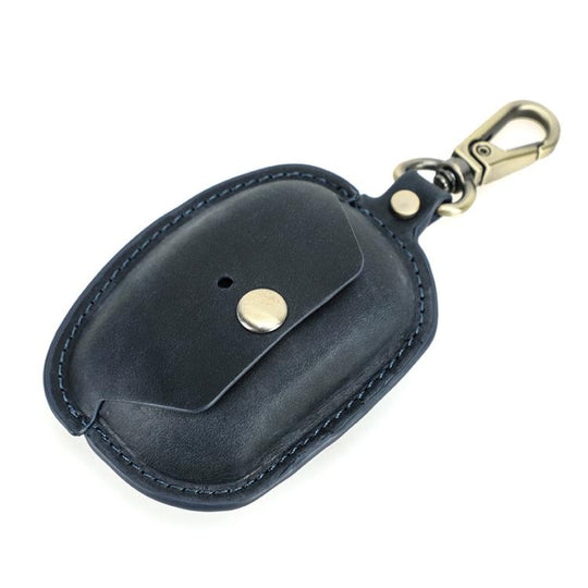 For Sony WF-1000XM5 CONTACTS FAMILY CF1183 Leather Hook Portable Earphone Case(Blue)