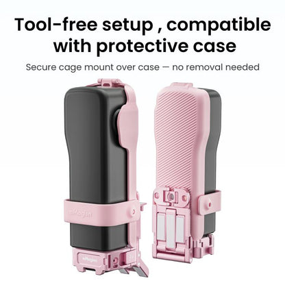 For DJI Pocket 3 aMagisn Mantis Extension Frame Magnetic Mount for Hands-Free Vlogging(Pink) - Mount & Holder by aMagisn | Online Shopping UK | buy2fix