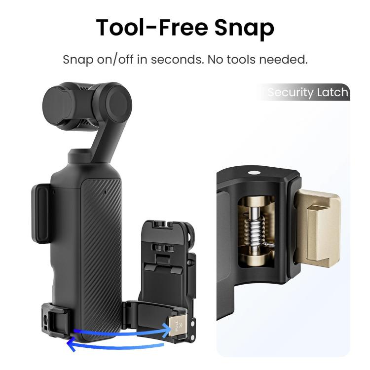 For DJI Pocket 3 aMagisn Mantis Extension Frame Magnetic Mount for Hands-Free Vlogging(Black) - Mount & Holder by aMagisn | Online Shopping UK | buy2fix