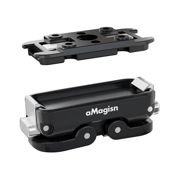 aMagisn Magnetic Quick Release Adapter for GoPro HERO13/12/11/10/9/8/11 Mini/MAX 2-in-1 Kit - Connection Mount by aMagisn | Online Shopping UK | buy2fix