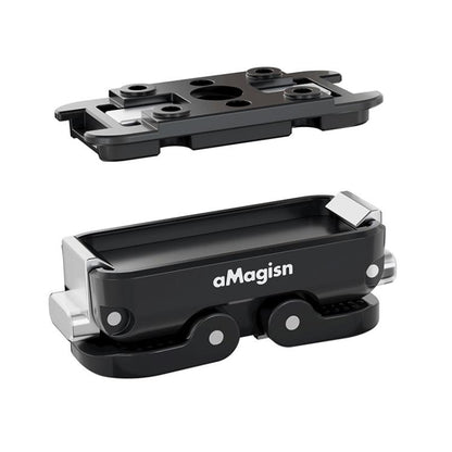aMagisn Magnetic Quick Release Adapter for GoPro HERO13/12/11/10/9/8/11 Mini/MAX 2-in-1 Kit - Connection Mount by aMagisn | Online Shopping UK | buy2fix