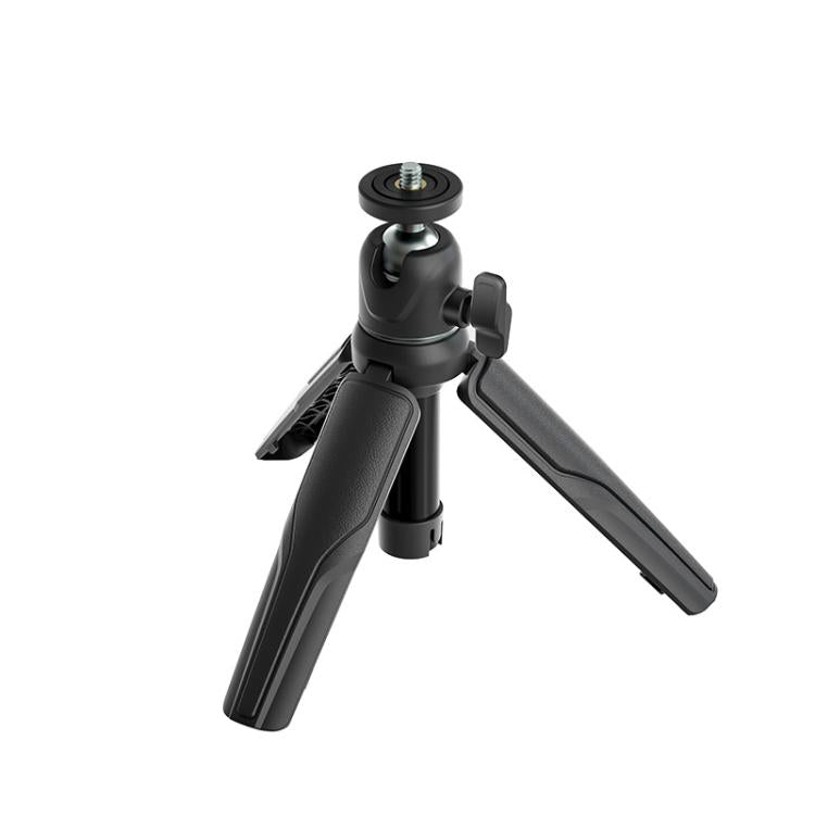 aMagisn Mini Tripod Selfie Stick with 360-degree Ball Head Adjustable Phone/Camera Mount for Travel, Vlogging & Live Streaming(Black) - Stand by aMagisn | Online Shopping UK | buy2fix