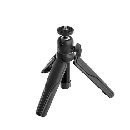 aMagisn Mini Tripod Selfie Stick with 360-degree Ball Head Adjustable Phone/Camera Mount for Travel, Vlogging & Live Streaming(Black) - Stand by aMagisn | Online Shopping UK | buy2fix