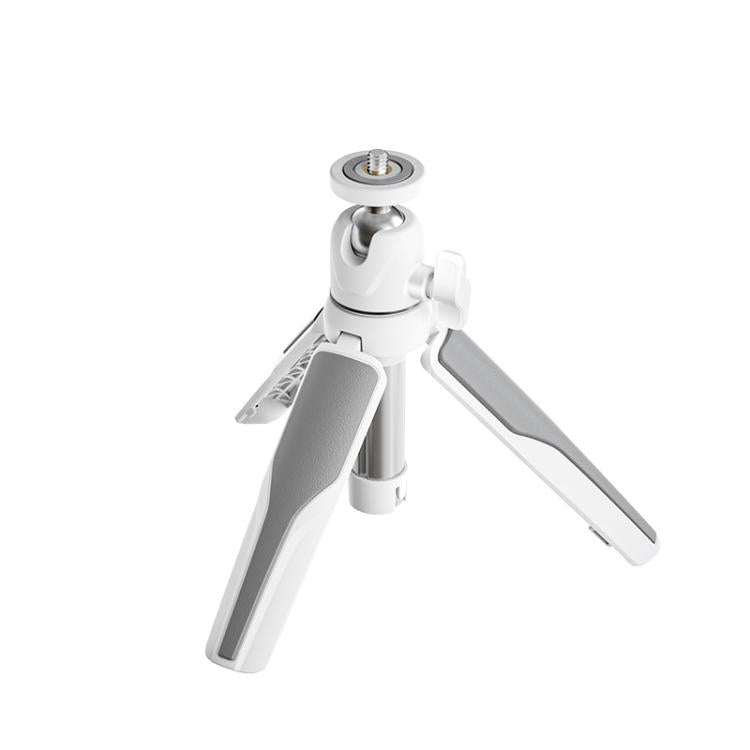 aMagisn Mini Tripod Selfie Stick with 360-degree Ball Head Adjustable Phone/Camera Mount for Travel, Vlogging & Live Streaming(White) - Stand by aMagisn | Online Shopping UK | buy2fix