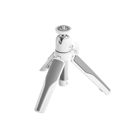 aMagisn Mini Tripod Selfie Stick with 360-degree Ball Head Adjustable Phone/Camera Mount for Travel, Vlogging & Live Streaming(White) - Stand by aMagisn | Online Shopping UK | buy2fix